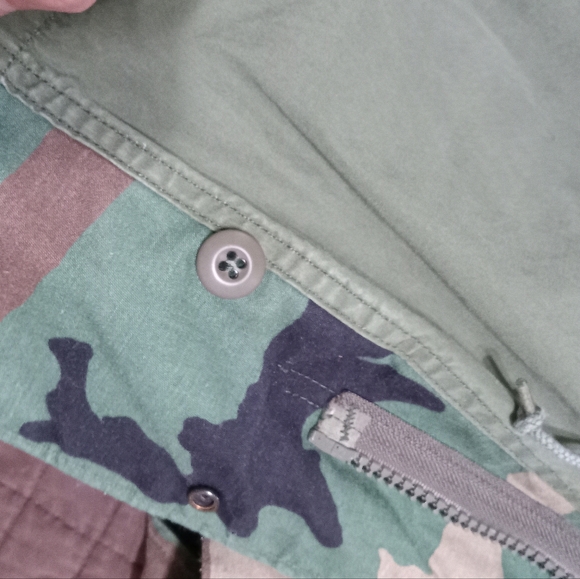 Military Cold Weather Field Coat Mens Medium/Short Camouflage Camo Jacket Army - Picture 10 of 14